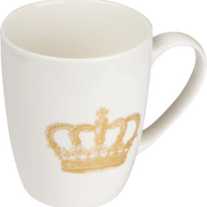 Kubek porcelanowy z koroną 300 ml