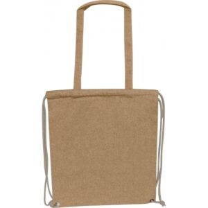 Torba bawełniana z długimi uszami z recyklingu 140 g/m2 ADDISON
