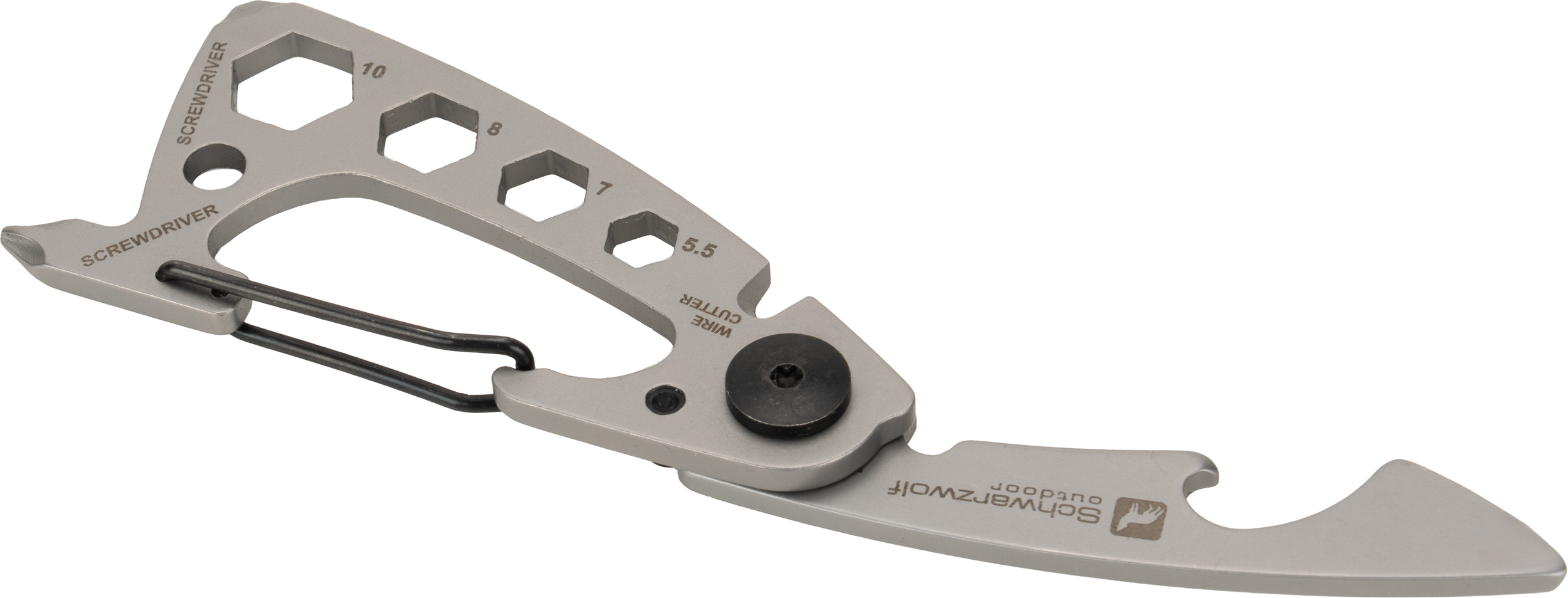 Brelok wielofunkcyjny BURUNDI Schwarzwolf