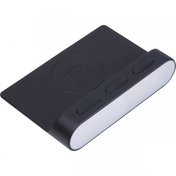 Budzik z bezprzewodową ładowarką ADELAIDE