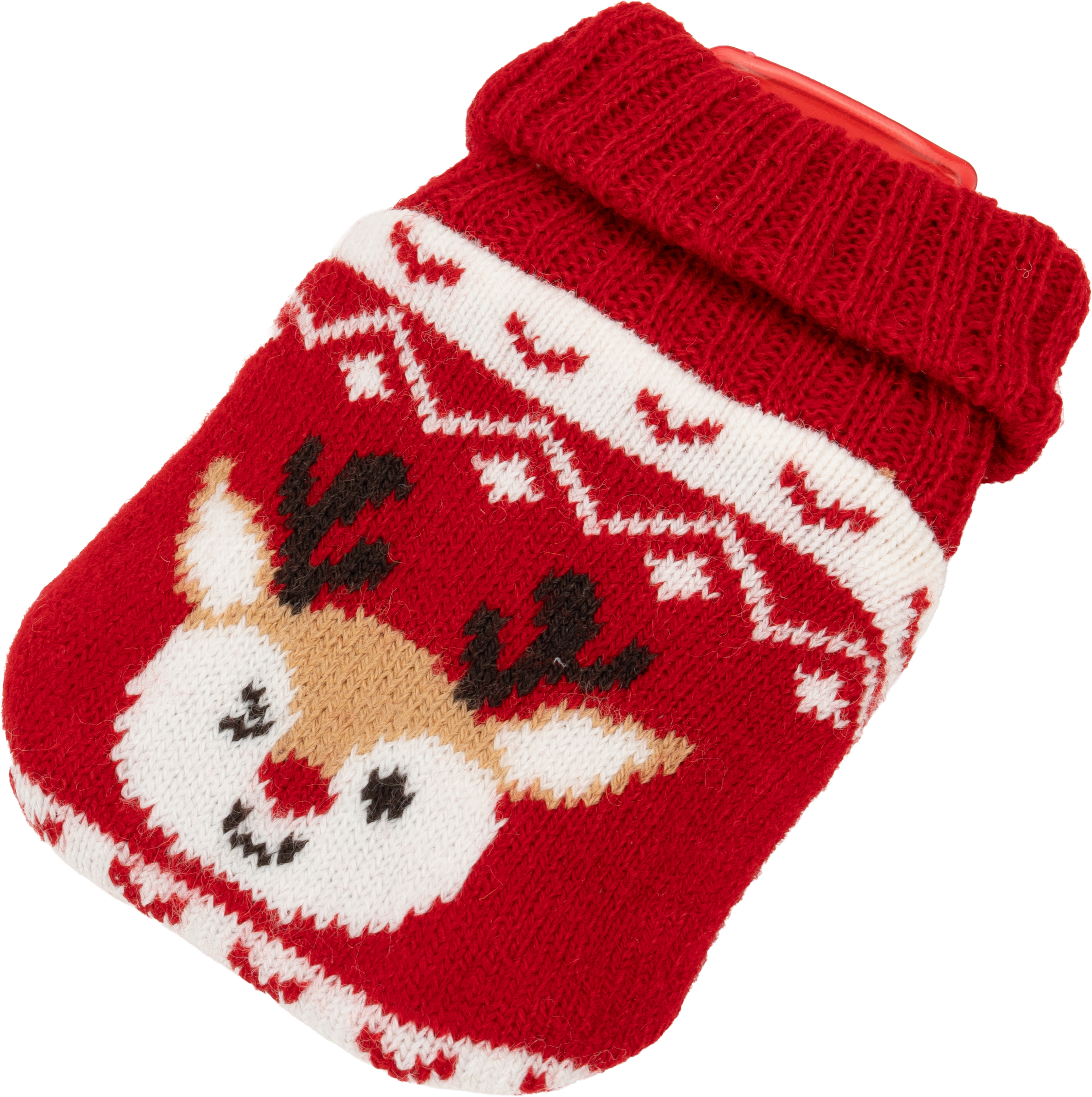 Ogrzewacz w świątecznym pokrowcu