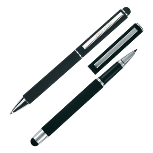 Zestaw piśmienny długopis i pióro kulkowe touch pen soft touch CLAUDIE Pierre Cardin